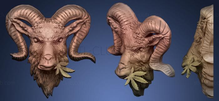 3D модель Голова овцы (STL)